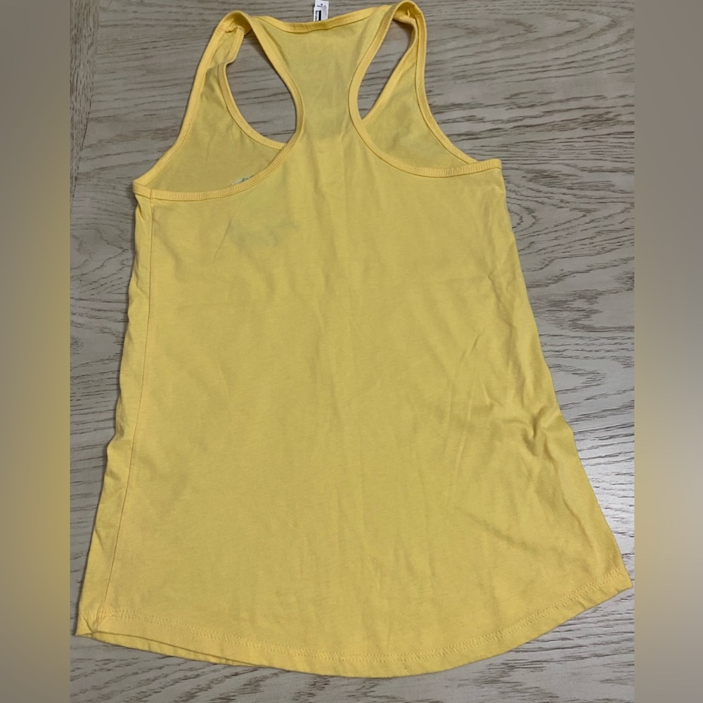 Disney's Pascal from Tabgled Yellow Tank Top with Embroidery - Picture 7 of 7